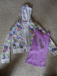 Disneyland Tinkerbell L Purple Tank Top & Matching Jacket - Picture 1 of 8