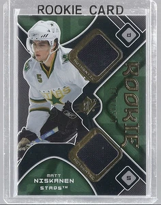 2007-2008 SPx Hockey Matt Niskanen Dallas Stars Rookie Jersey Card #1448/1599 - Picture 1 of 2