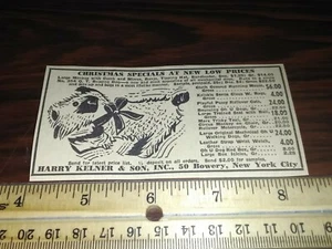 Vintage Novelty Christmas Wind Up Dog etc Toys advertising circa 1940 - Foto 1 di 2