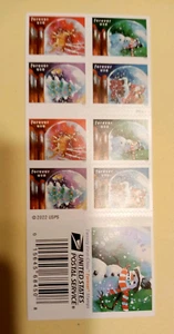 Booklet of 20 Snow Gloves Forever Stamps - Picture 1 of 2