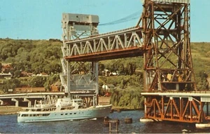 Ranger No. 3 Houghton Hancock Lift Bridge MI Michigan 1972 Chrome Postcard - Picture 1 of 1