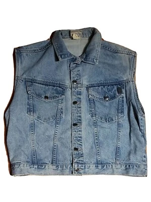 Chaleco Jean Parasuco Santana - Vintage - Talla Lg  Foto 1 de 4