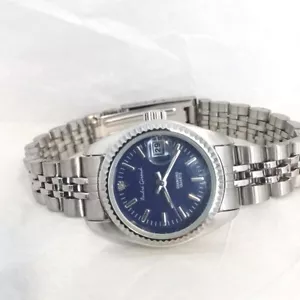 Andre Giroud by CROTON Diamond Stainless Date Women's Watch w Jubilee Bracelet - Picture 1 of 9