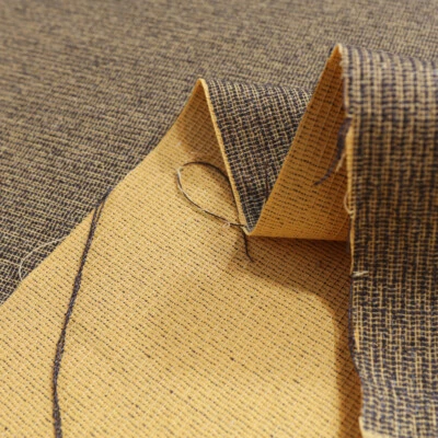 Klasischer Landhaus Gardinenstof für Vorhänge Bezüge Landhaus Stil kachel Optik - Bild 1 von 3