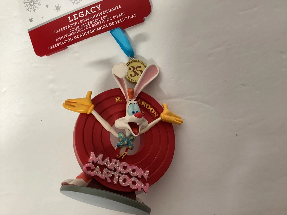 DISNEY Who Framed Roger Rabbit Legacy Sketchbook Ornament 35th Anniversary