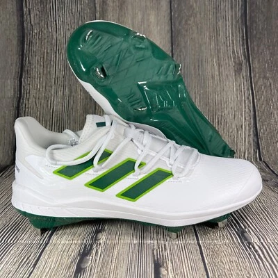 Bola de beisebol Adidas Adizero Afterburner 8 branca/equipe verde escuro metal M 13.5 H00973 - Imagem 1 de 4