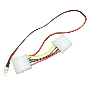 AABCOOLING C16 Lüfter Adapter Kabel Netzteil 4pin Molex auf 2-Pin 3-Pin 12 V - Bild 1 von 2