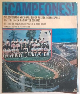 FIFA WORLD CUP 1978 ARGENTINA CHAMPION - Original Magazine/Poster  RARE - Picture 1 of 1