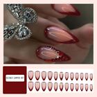 Full Cover Almond Fake Nails Pointed Head Press On Nails Nail Tips  Girl