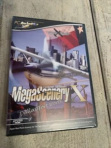MegaScenery X Dallas/Fort Worth Texas PC DVD Expansion Flight Simulator X NEW - Afbeelding 1 van 7