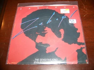 Rock Picture Sleeve 45 Santana - The Sensitive Kind / American Gypsy On Columbia - Imagen 1 de 1