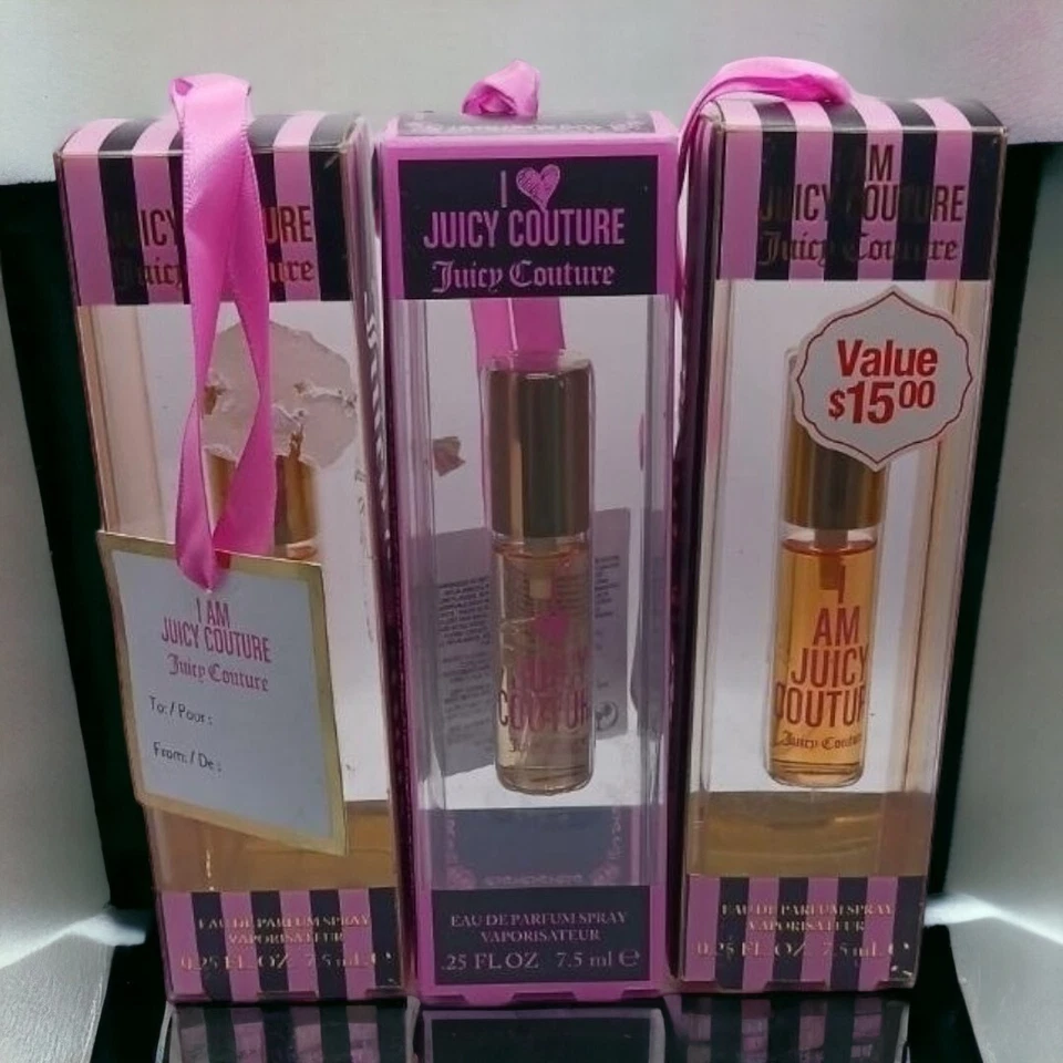 2 Perfumes en Spray I Am Juicy Couture .25 y 1 Love Juicy Couture, Nuevos Foto 1 de 1