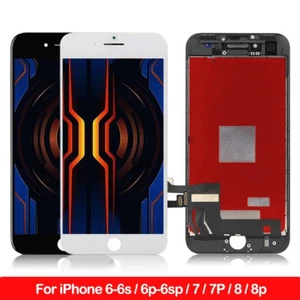 LCD Touch Screen Digitizer Assembly Replacement Repair For iPhone 6 7 8 6S Plus - Picture 1 of 5