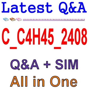 Best Exam Practice Material for C_C4H45_2408 Exam Q&A - Afbeelding 1 van 1