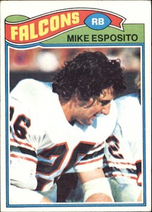 1977 Topps Football Card #294 Mike Esposito RC - EX