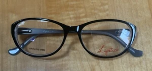 NEW Eyeglass Frame From LIPSTCK - Model PRICELESS - 52-16-140 Black - Z - Picture 1 of 5