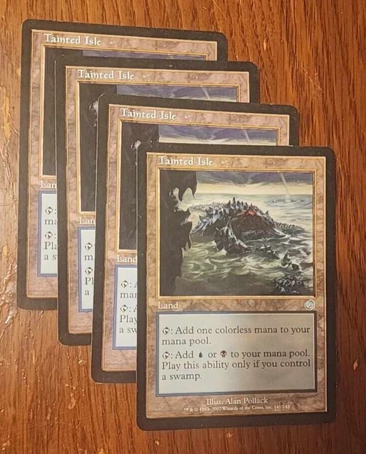 4x Tainted Isle uncommon lands - Torment - NM/VG - Image 1 of 1