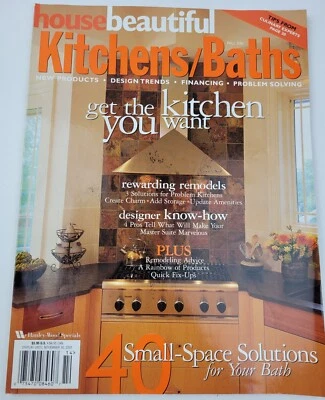 House Beautiful Kitchens / Baths Magazine Fall 2001 Vol.22 No.3 - Image 1 of 4