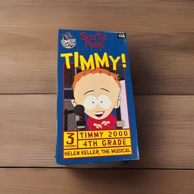 VTG Comedy Central - South Park Presents TIMMY! (VHS, 2001) RARE SCREENER COPY - Image 1 of 4