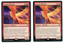 2x AURORA PHOENIX Commander Legends Rare MTG NM