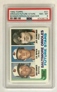 1982 Topps Future Stars Cal Ripken JR RC PSA 8, #21 Orioles HOF - Picture 1 of 2