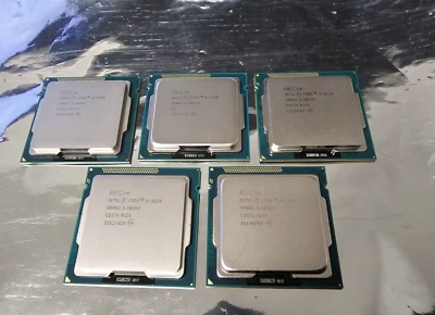 LOTE DE 5x Procesadores Intel Core i3-3220 SR0RG 3,3 GHz 3 MB CPU LGA1155 - PROBADO Foto 1 de 4