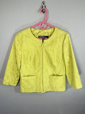 Jaqueta Kasper Feminina Essencial Roupa Esportiva Verde Claro com Zíper Tamanho Pequeno 8 - Imagem 1 de 4