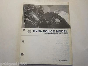 2004 Harley Davidson DYNA Police Motorcycle Parts Catalog 99544-04 More Listed - Picture 1 of 2