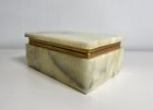 Alabaster Schatulle Schmuckkästchen Kiste Box, Deko, Kunst, Vintage, Italien