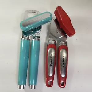 KitchenAid Multifunction Manual Can & Bottle Opener & Red Farberware Lot of 2x - Picture 1 of 9
