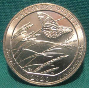2020 - D Washington 25c - ATB Series - Tallgrass Prairie - Auswahl Stempelglanz - #55 - Bild 1 von 2