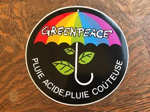 Autocollant Greenpeace Pluie acide pluie couteuse - Picture 1 of 2