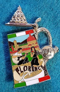 FLORENCE BEER STEIN TANKARD SERIE TAPA DE APERTURA DUOMO CAFÉ PIN Hard Rock Café - Imagen 1 de 1
