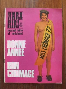 Hara Kiri mensuel n°124 Janvier 1972  - Choron, Cavanna, Wolinski - Imagen 1 de 4