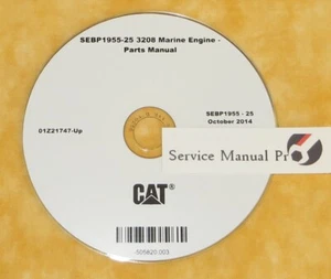 SEBP1955 CAT 3208 Marine Engine Parts Manual Book CD 1Z1 01Z - Picture 1 of 1