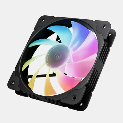 Vetroo SA-140 BLACK 140mm ARGB & PWM Motherboard Sync Computer PC Cooling Fan - Image 1 of 4
