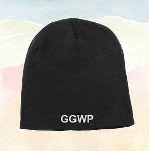 GGWP Gamer Saying Embroidered Beanie Hat Winter Autumn Cap Knitted - Picture 1 of 2