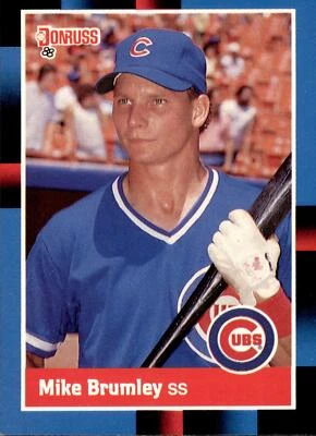 Mike Brumley #609b 1988 Donruss - Image 1 of 2