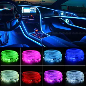 Car Interior Light Atmosphere Ambient Light Tube LED Strip Flexible Neon Lamp - Picture 1 of 18