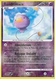 Carte Brillante POKEMON " BAUDRIVE " Niv 15 Tempête 50PV 58/100 VF - Bild 1 von 1