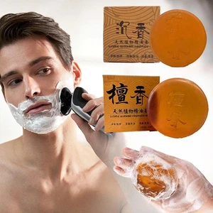 Agarwood essential oil soap,Cleansing Bath Soap,Fresh&Clean,Refreshing G3H3 - Picture 1 of 14