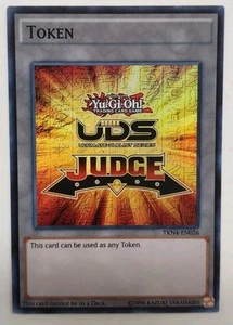 Yugioh TCG: UDS Judge Token - TKN4-DE031 Ultra Rare - Promo - NM - Bild 1 von 2