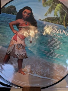 Disney Moana Original Soundtrack Picture Disc Vinyl Album - Picture 1 of 3