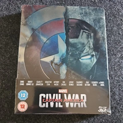 Captain America: Civil War 3D/2D Limited Edition Blu-ray Steelbook  - Image 1 of 3