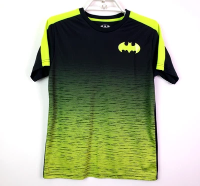 Batman Youth Boys Size 10/12 Black Volt Short Sleeve T-Shirt Swim Top - Image 1 of 4