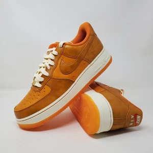 Nike Air Force 1 '07 LV8 Shoes Sunset Russet Cacao Wow HQ3639-720 Mens Size 9.5 - Picture 1 of 11