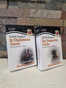 An Inspector Calls / A Christmas Carol CGP GCSE English Revision Question Cards - Bild 1 von 2