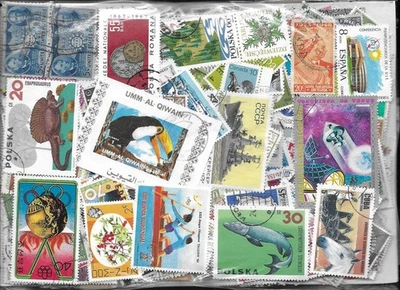 World off-paper kiloware (AK5), 86g, 2 scans - Image 1 of 2