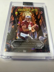 Steve Young/4 Wild Card Haunted Hits Monster Hunt 2025 impresión corta cubierta - Imagen 1 de 2