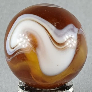 Large Vintage Akro Slag Marble .70 Inches Near-Mint Condition Combined Shipping - Picture 1 of 15